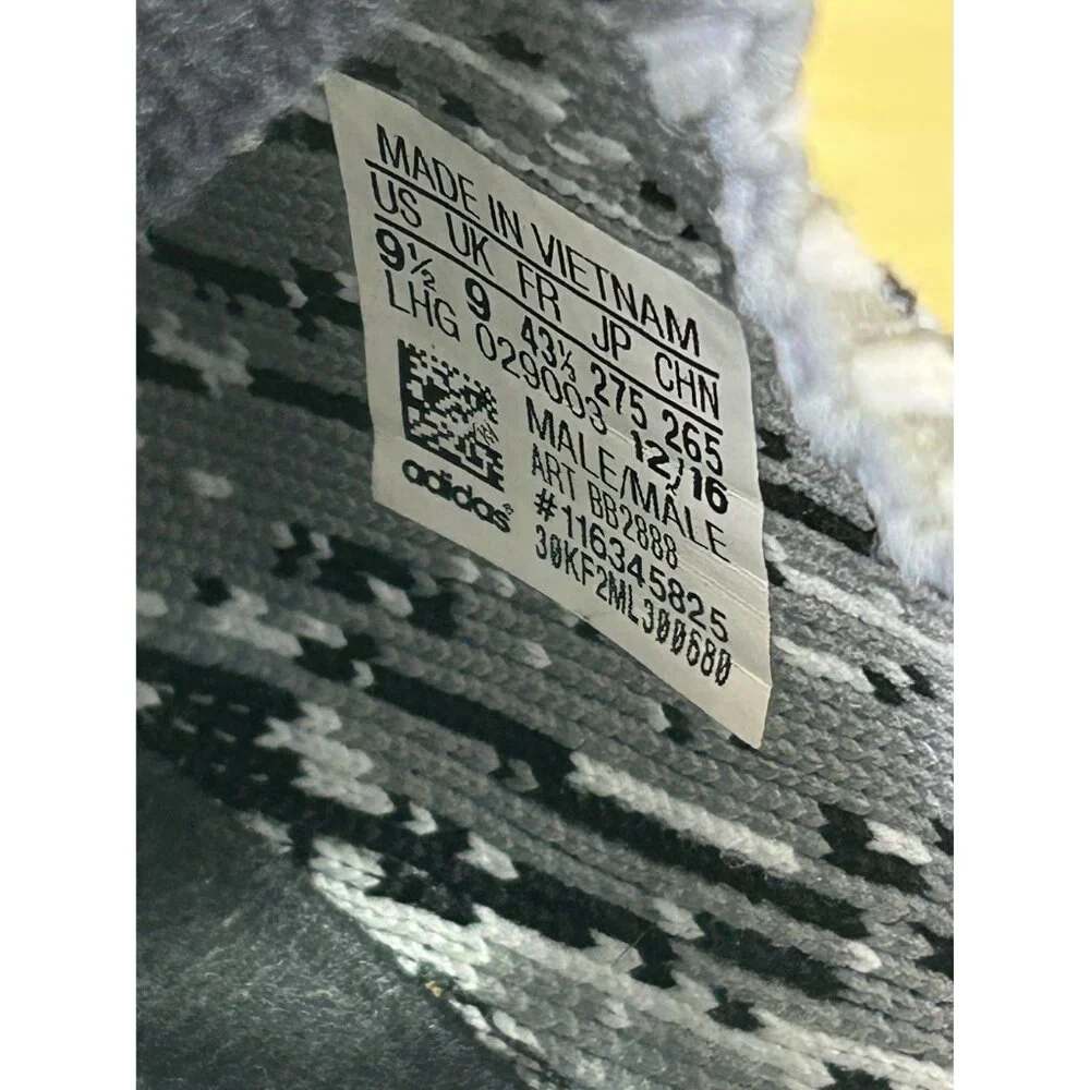 Adidas NMD R1 Primeknit Tri-color White Glitch Camo Athletic Shoes Mens Size 9.5 - Picture 7 of 8